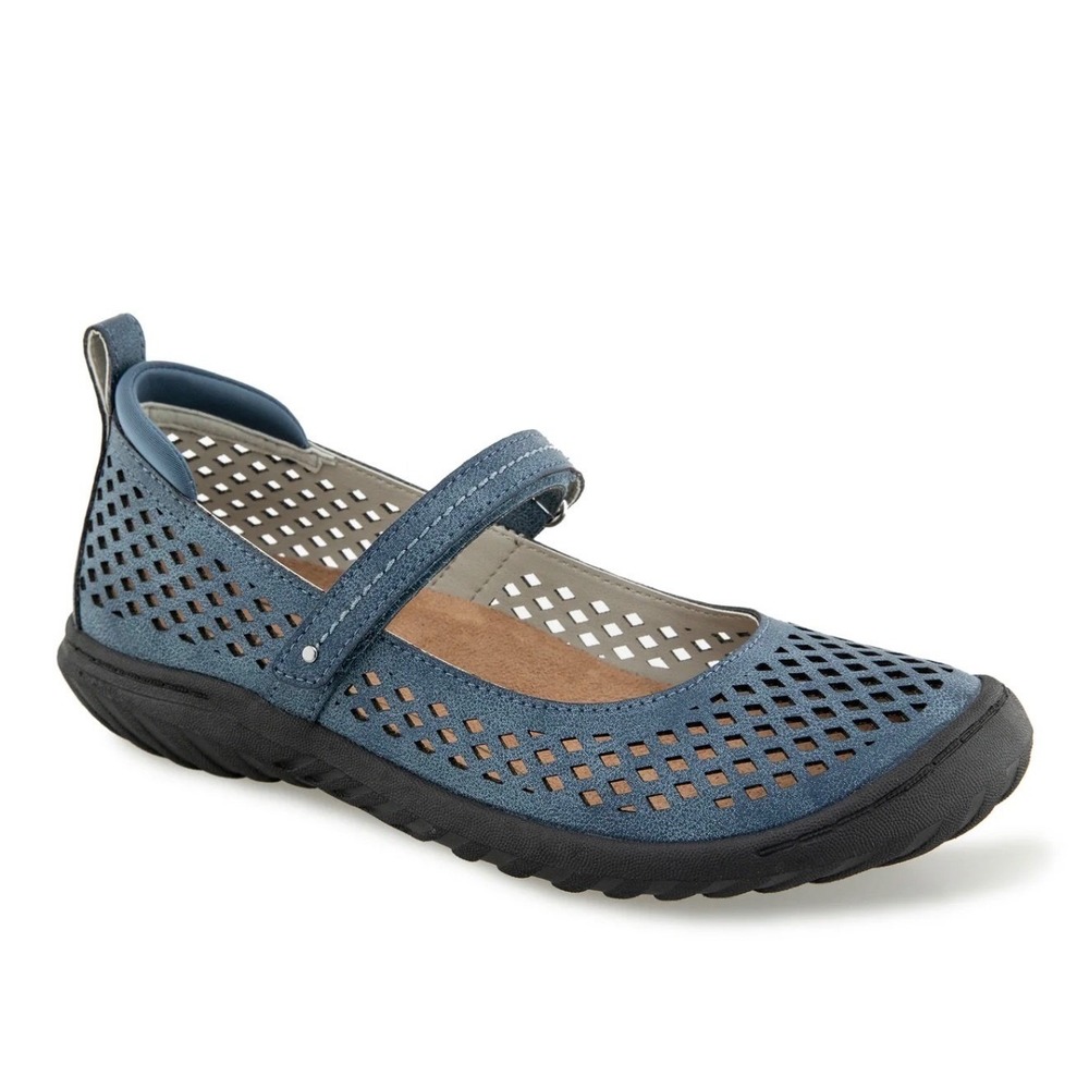 JBU by Jambu Bee Mary Jane Blue Comfort Shoes APMA All-Terra NEW